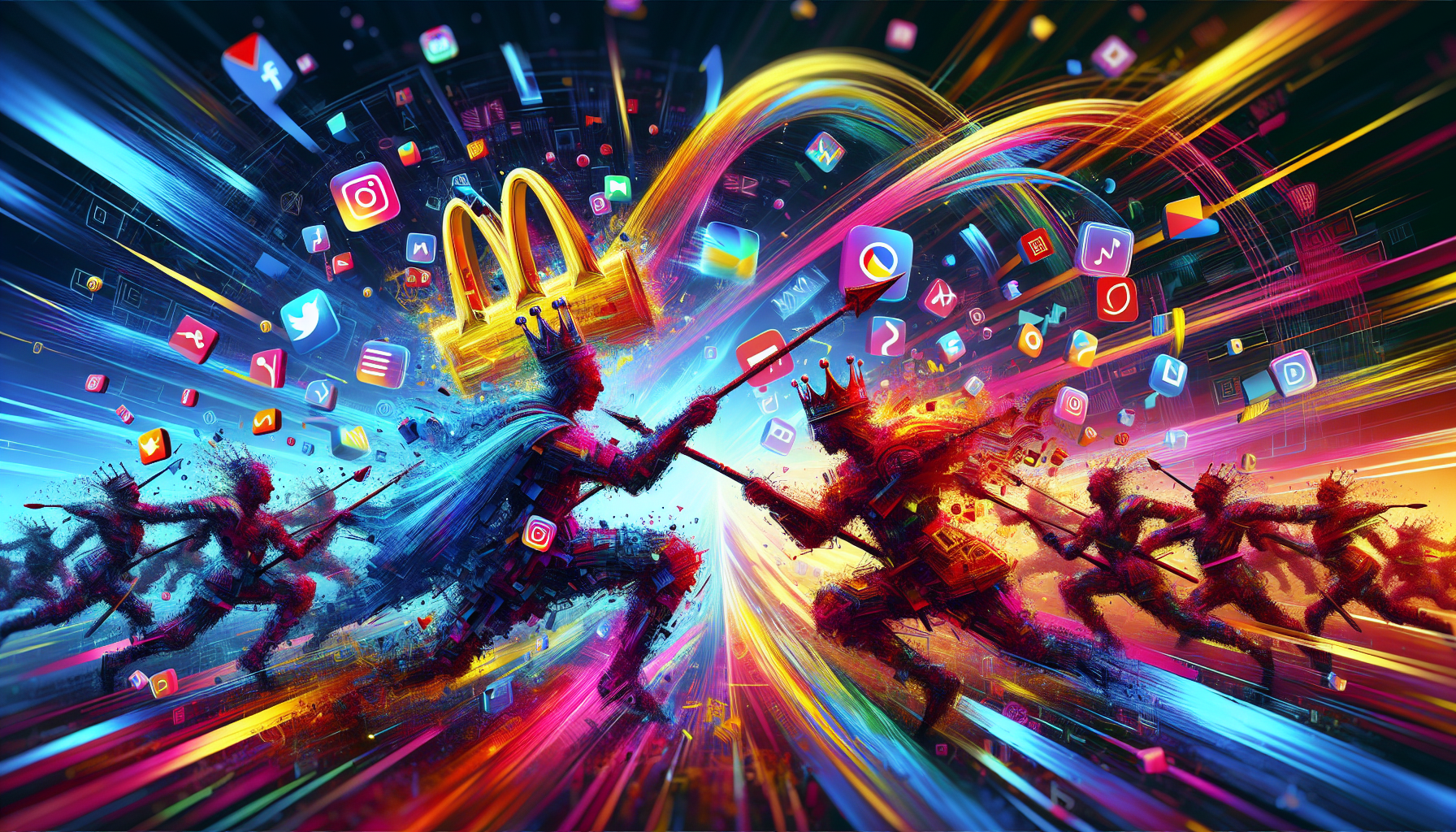 A Arte de se Tornar Viral: Lições do Confronto nas Redes Sociais entre o McDonald's e o Burger King