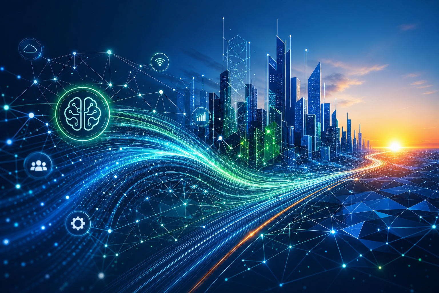 KI und die Weiterentwicklung der Netzwerkarchitektur: Eine neue Morgenröte der digitalen Transformation